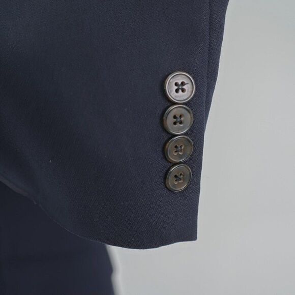 Joseph Abboud‎ Blue Wool 3 Button Blazer 40L / Slim Fit 42L - Picture 3 of 12